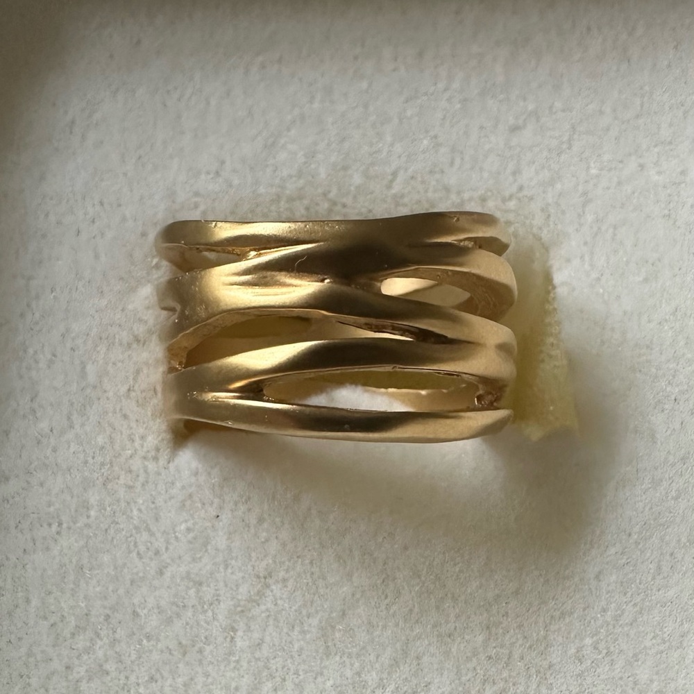 Premier Gold-Tone Layered Women's Ring